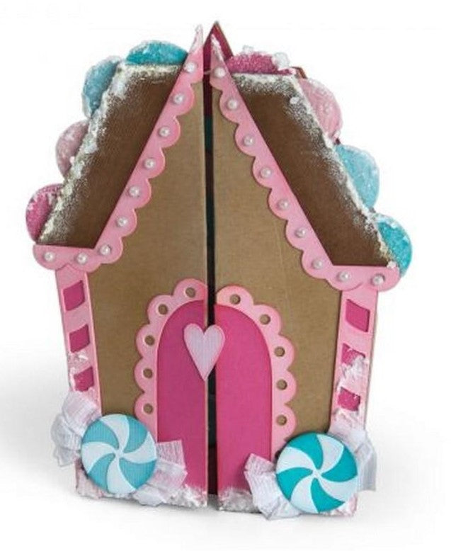 Gingerbread House Card Sizzix Thinlits Dies By Jen Long