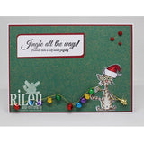 Jingle all the Way Cling Stamp by Riley & Co