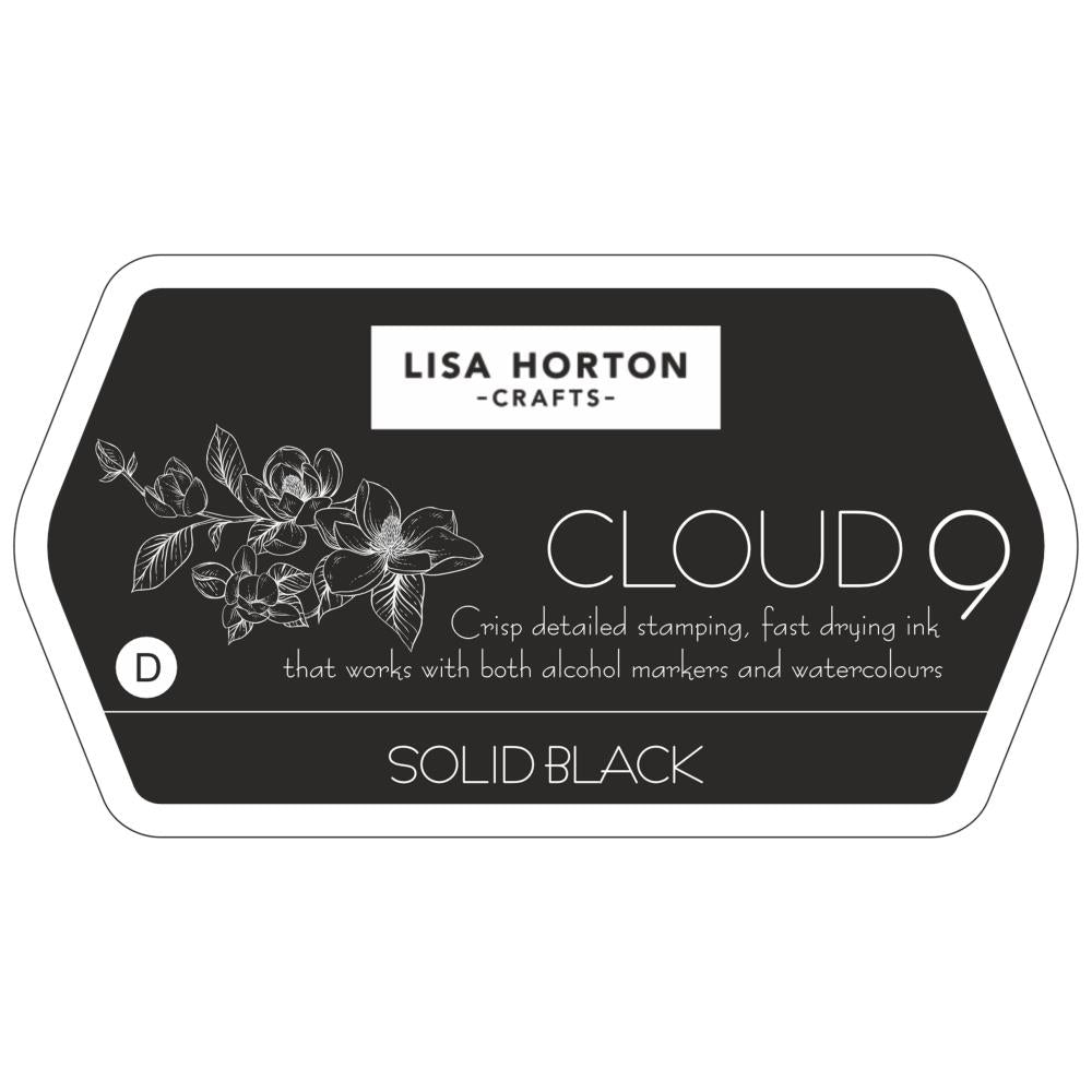 Lisa Horton Crafts Cloud 9 Detail Solid Black Ink Pad