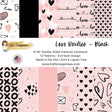 Love Doodles Black 6x6 Paper Pad