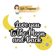 Love You to the Moon and Back Craft Dies