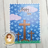 Stitched Postage Stamp Edge Rectangle Craft Dies