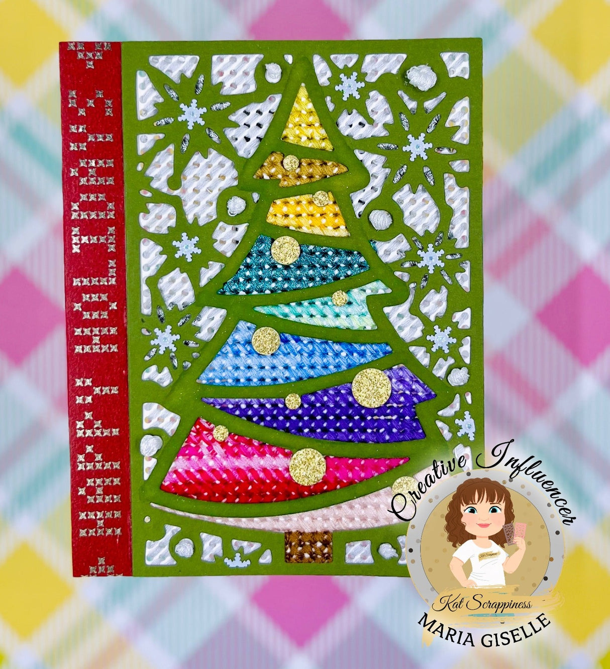 Christmas Tree Background Craft Die  - CLEARANCE!