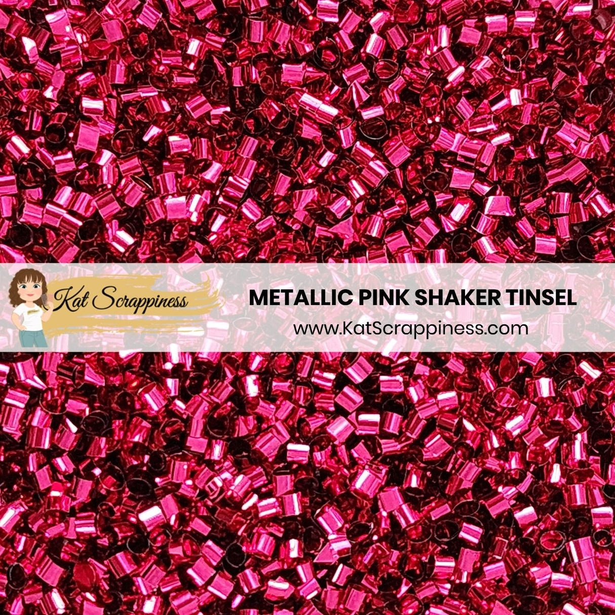 Metallic Hot Pink Shaker Tinsel - New Release!