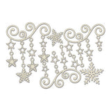 Monogram with Stars & Snowflakes Chipboard Embellishments - Holiday Release!