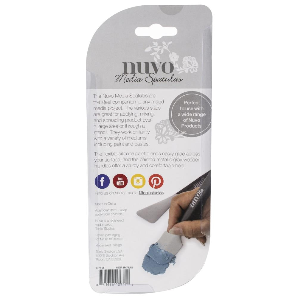 Nuvo Media Spatulas 2/Pkg