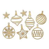 Christmas Ornaments Chipboard Embellishments - Holiday Release!