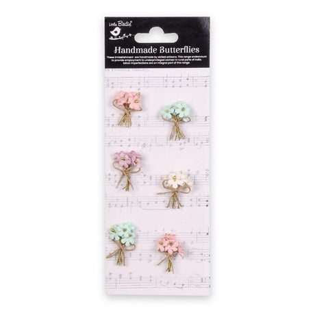 Fairy Garden Paper Bouquet Handmade Embellishment Stickers