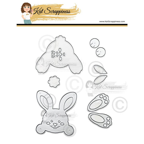 Peeking Bunny & Bunny Butt Craft Dies - New Release!