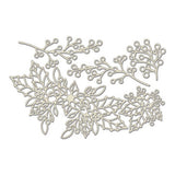 Poinsettia Chipboard Embellishments