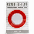 Craft Perfect Red Line Tape 3mm - Clear 9734E