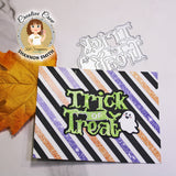 Ghostly Trick or Treat Shadow Sentiment Craft Die - New Release