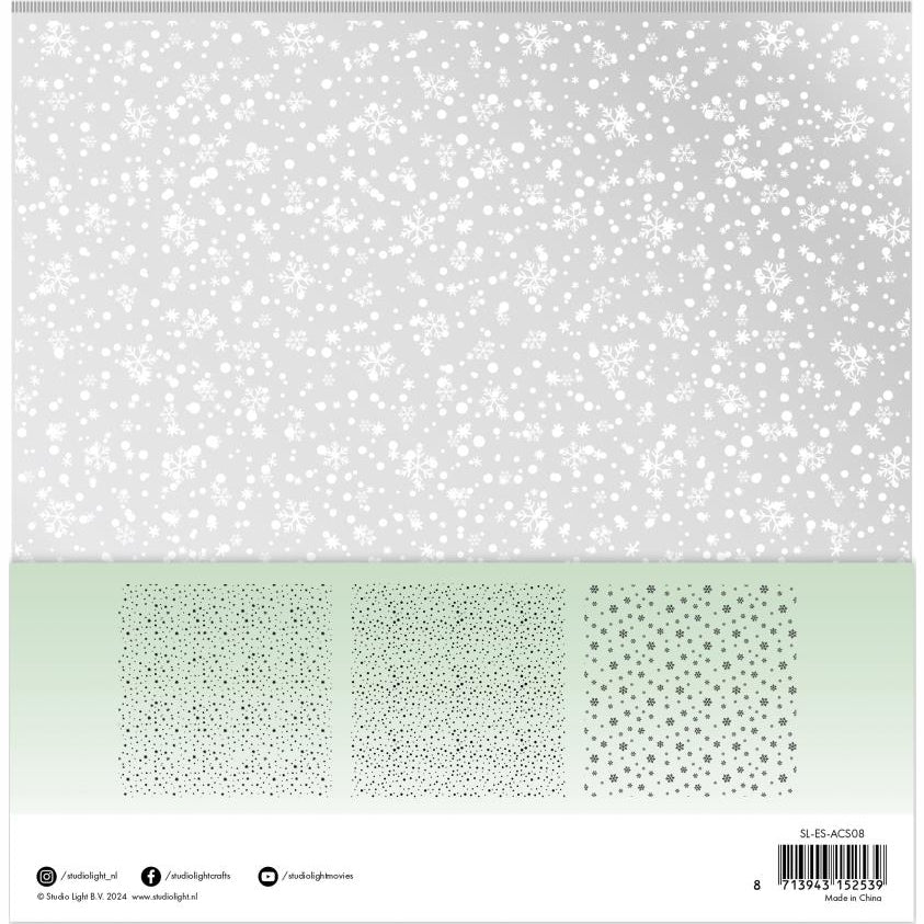 Snowflakes Nr. 08 Acetate Sheets - 6/Pkg