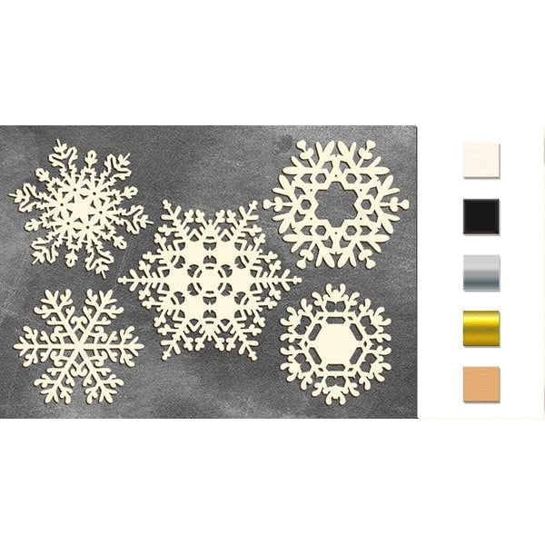 Snowflakes #4 Chipboard Embellishments - Holiday Release!