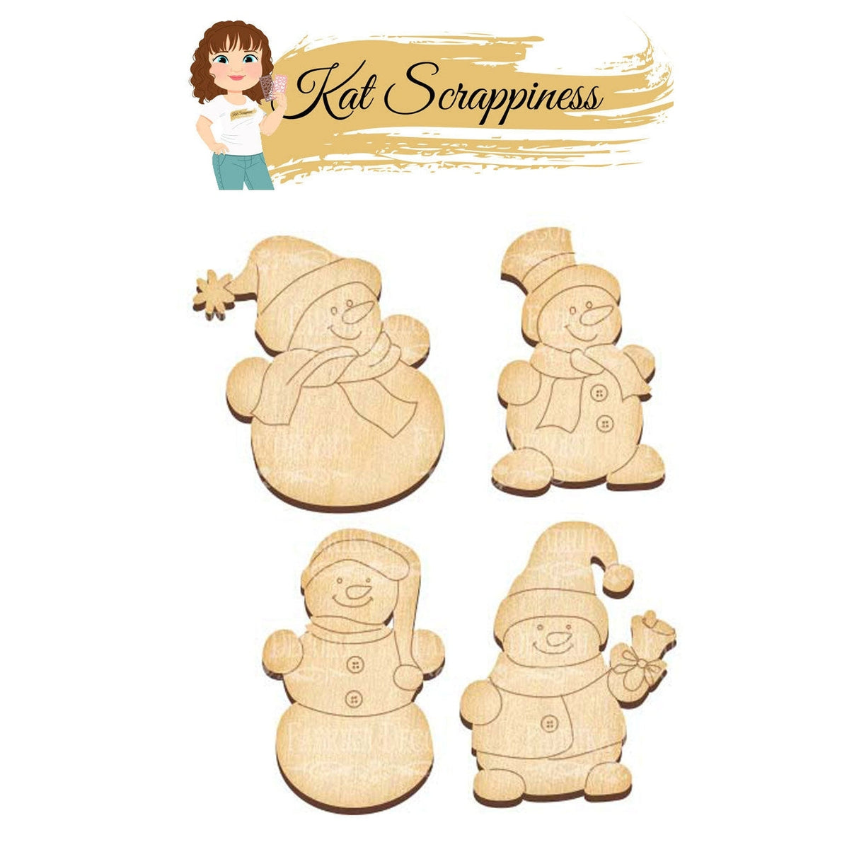 Snowman Charm Embellishments - 396 - Holiday Release!