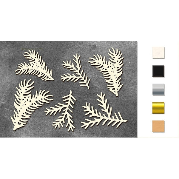 Spruce Sprigs Chipboard Embellishments - Holiday Release!