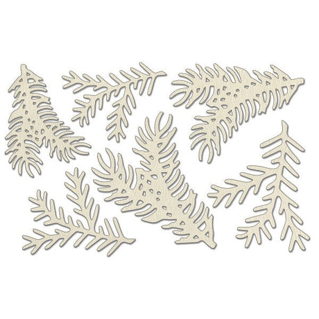 Spruce Sprigs Chipboard Embellishments