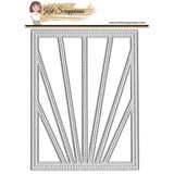 Stitched Sunray Background Craft Die