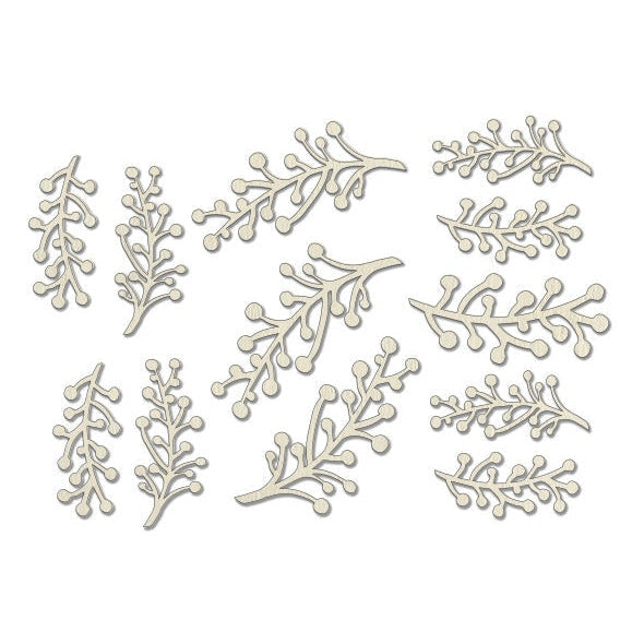 Christmas Twigs Chipboard Embellishments - Holiday Release!