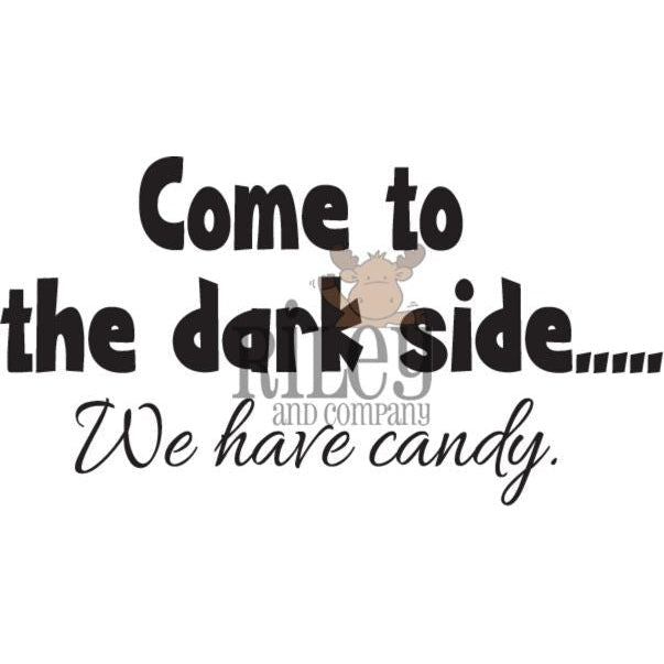 Come to the Dark Side Cling Stamp by Riley & Co