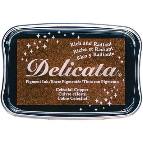 Celestial Copper Pigment Ink Pad by Delicata - Kat Scrappiness