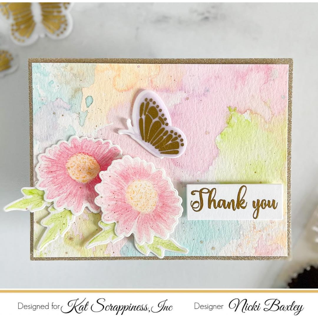 Fluttering By Stamp Set