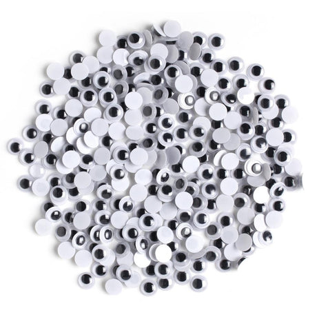 Paste-On Googly Eyes Assorted 7mm- 286/pkg