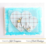 Double Stitched Heart Dies by Kat Scrappiness - Kat Scrappiness