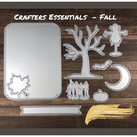 Crafters Essentials FALL Dies by Kat Scrappiness - Kat Scrappiness