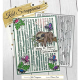 Bamboo Backdrop Die by Kat Scrappiness - Kat Scrappiness