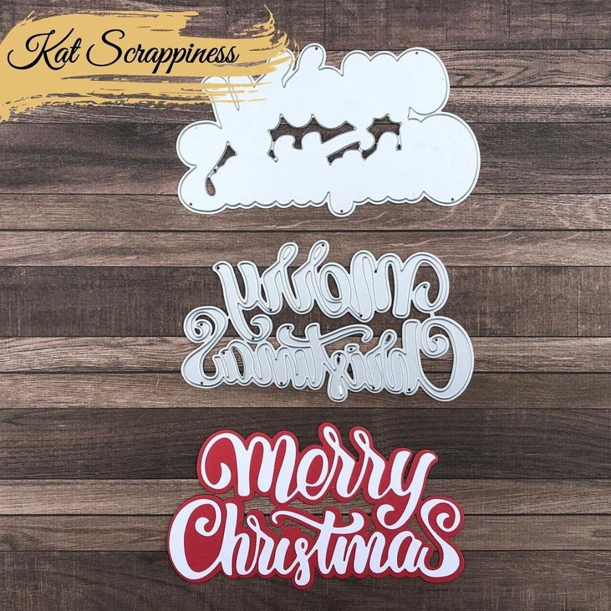 Merry Christmas w/Shadow Die by Kat Scrappiness - Kat Scrappiness