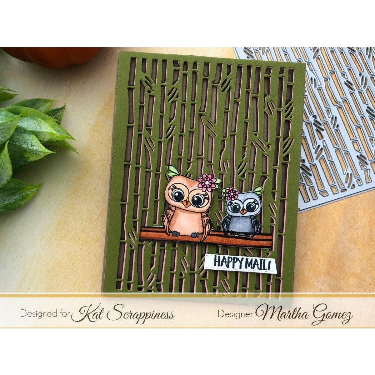 Bamboo Backdrop Die by Kat Scrappiness - Kat Scrappiness