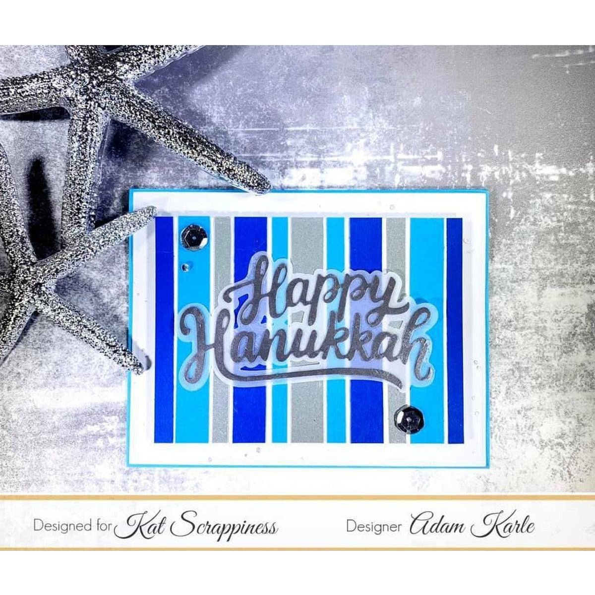 Happy Hanukkah w/Shadow Die by Kat Scrappiness - Kat Scrappiness