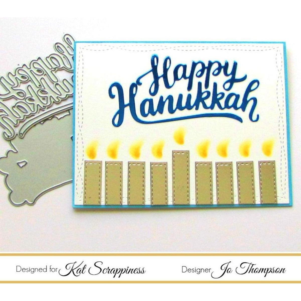 Happy Hanukkah w/Shadow Die by Kat Scrappiness - Kat Scrappiness