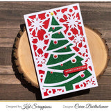 Christmas Tree Coverplate Die by Kat Scrappiness - Kat Scrappiness