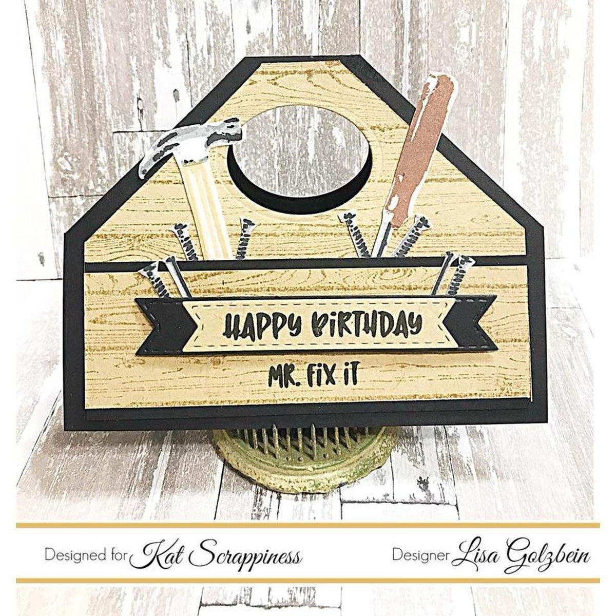 Dad's Tools - 6"X8" Layered Stamp Set by Kat Scrappiness - Kat Scrappiness