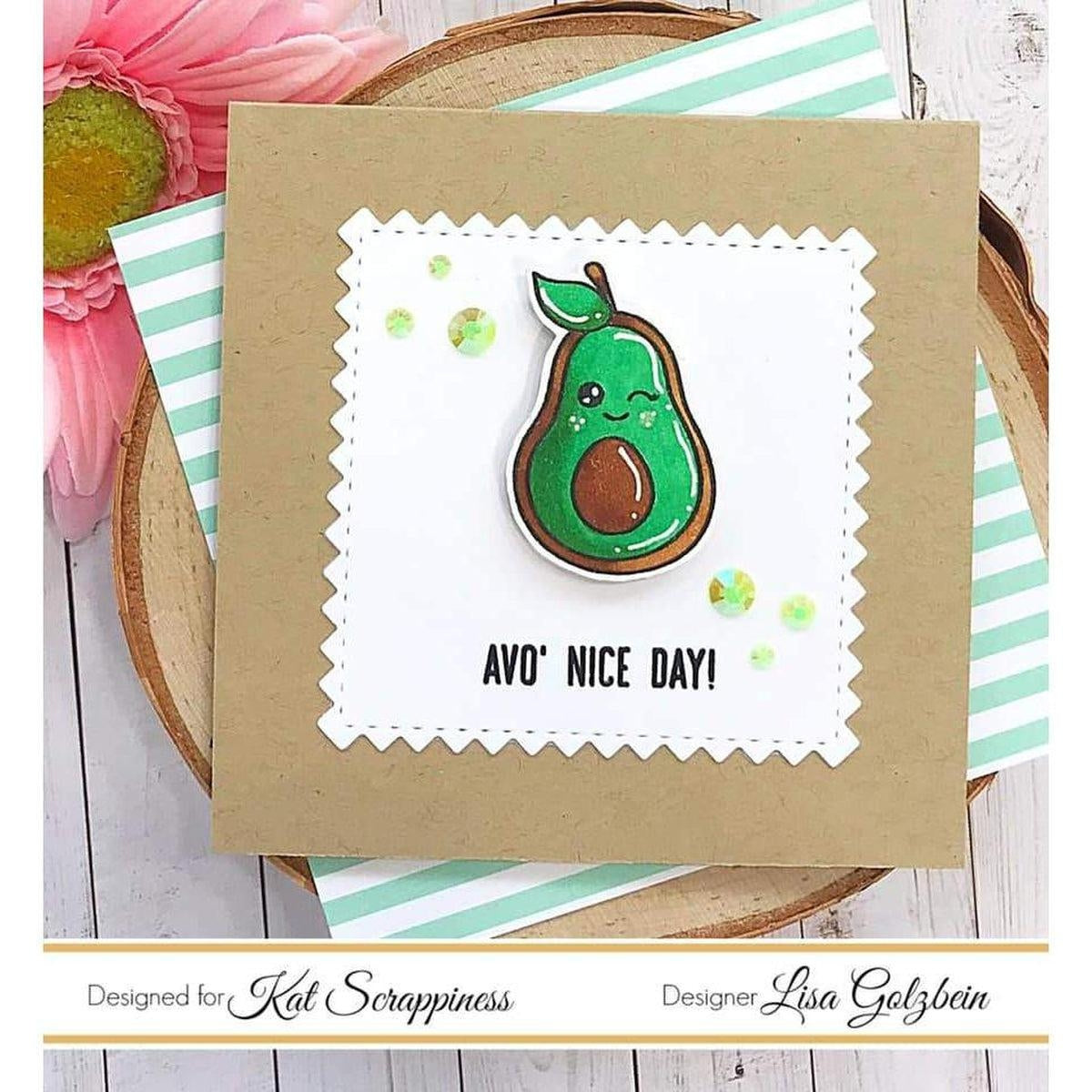 "You Guac My World" Stamp Set by Kat Scrappiness - Kat Scrappiness