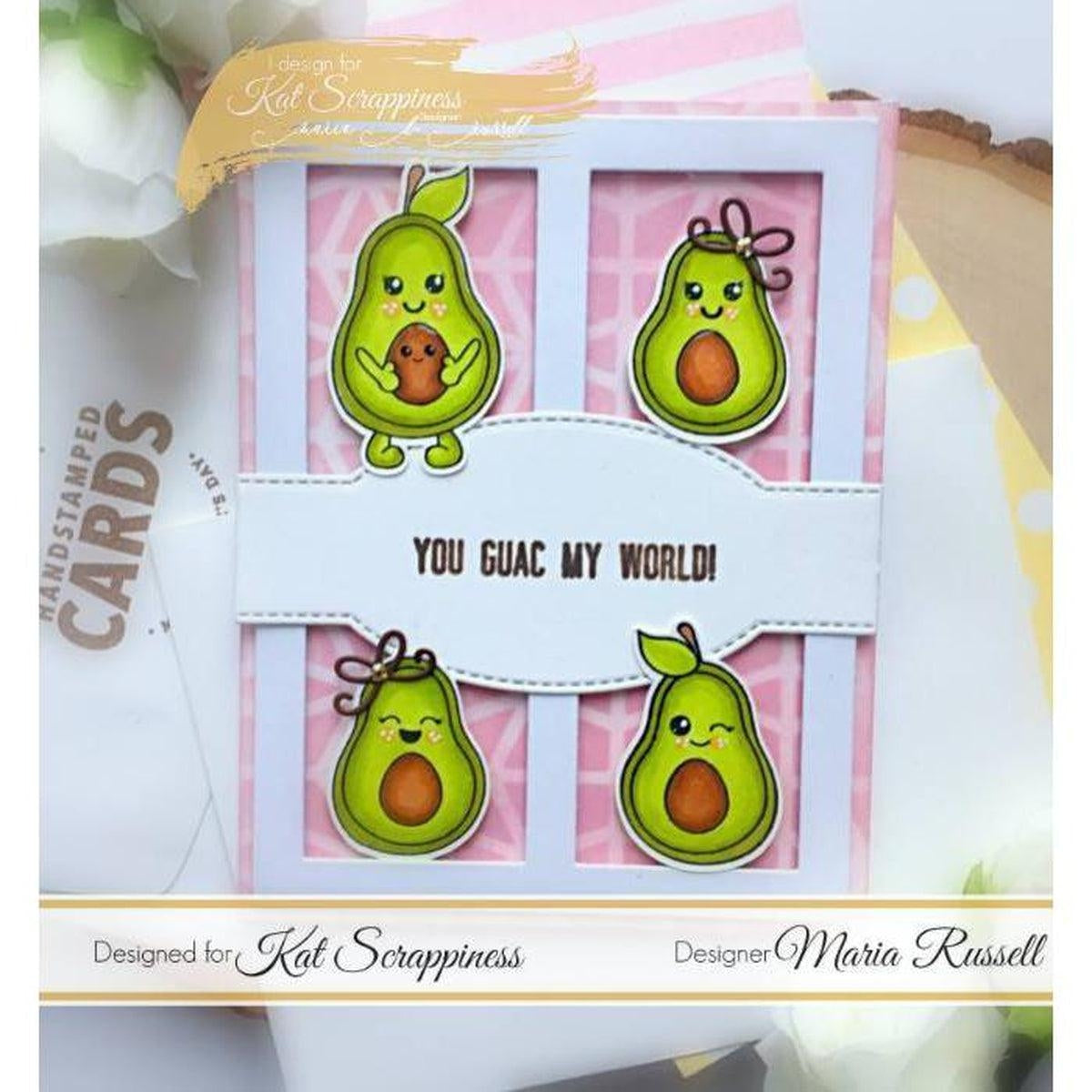 "You Guac My World" Stamp Set by Kat Scrappiness - Kat Scrappiness