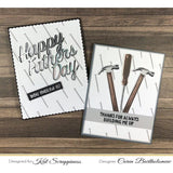 Dad's Tools - 6"X8" Layered Stamp Set - CLEARANCE - RETIRING! - CLEARANCE!