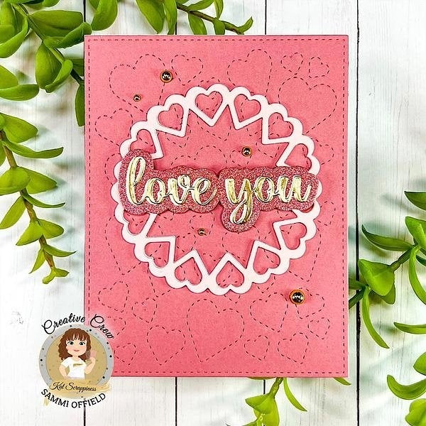 Layered Heart Doily Craft Dies