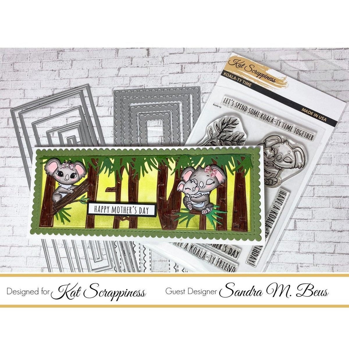 Koala-ty Time Stamp Set by Kat Scrappiness - Kat Scrappiness