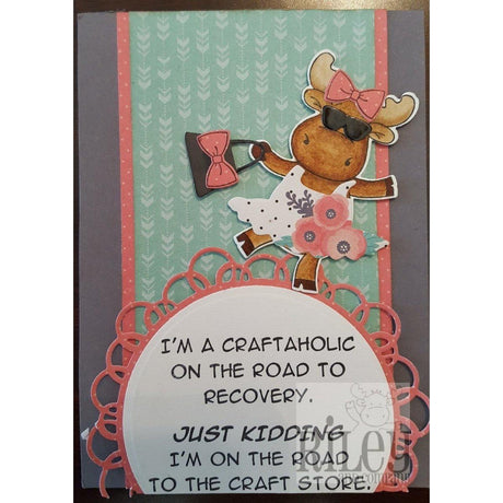 Craftaholic Cling Stamp by Riley & Co - Kat Scrappiness