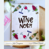 "Wine Not" Stamp Set by Kat Scrappiness - Kat Scrappiness