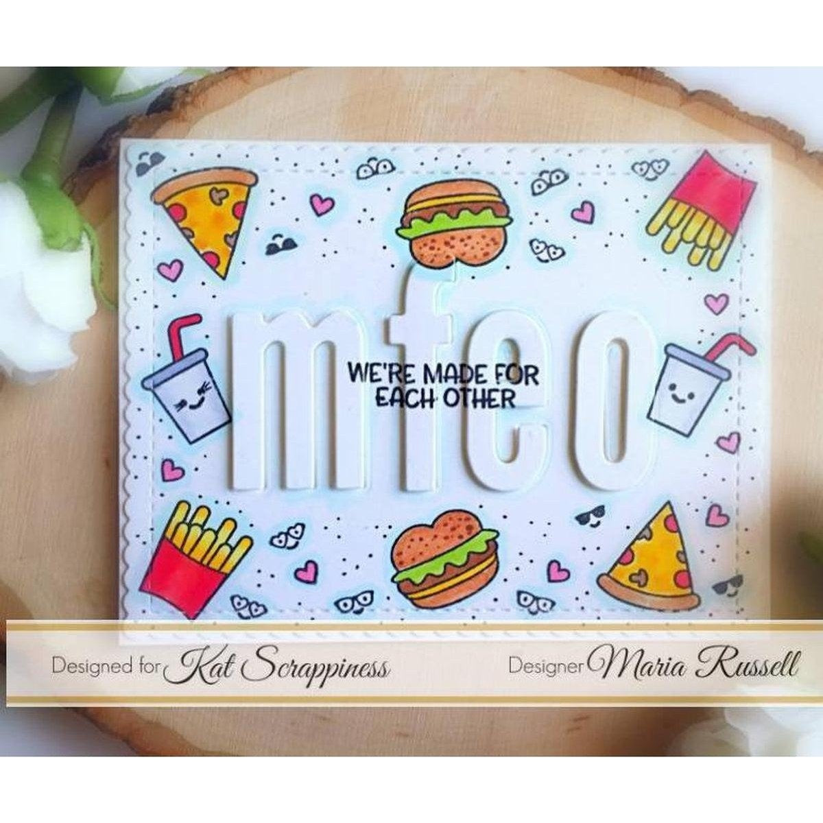 Punny Snacks Stamp Set by Kat Scrappiness - Kat Scrappiness