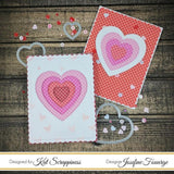 Double Stitched Heart Dies by Kat Scrappiness - Kat Scrappiness