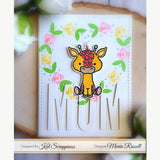 Lola the Giraffe 3x4 Clear Stamps by Kat Scrappiness - Kat Scrappiness