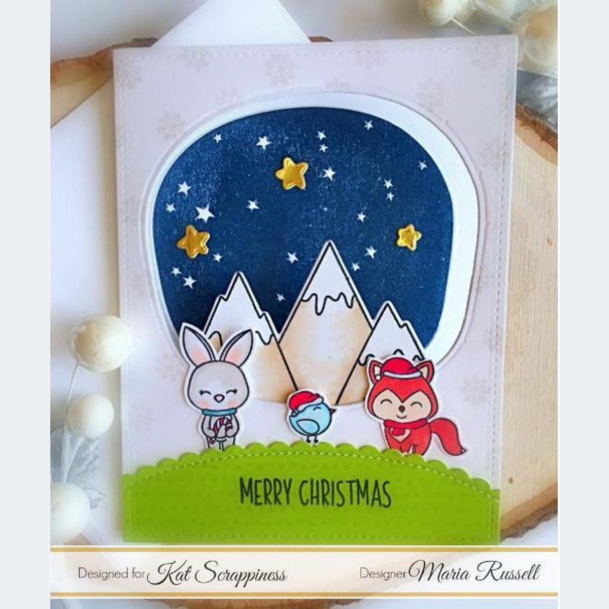 "Merry Critters" Stamp Set by Kat Scrappiness - Kat Scrappiness