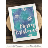 Stitched Winter Swirl Background Craft Die