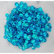 4mm Blue Lagoon Sequins - Kat Scrappiness