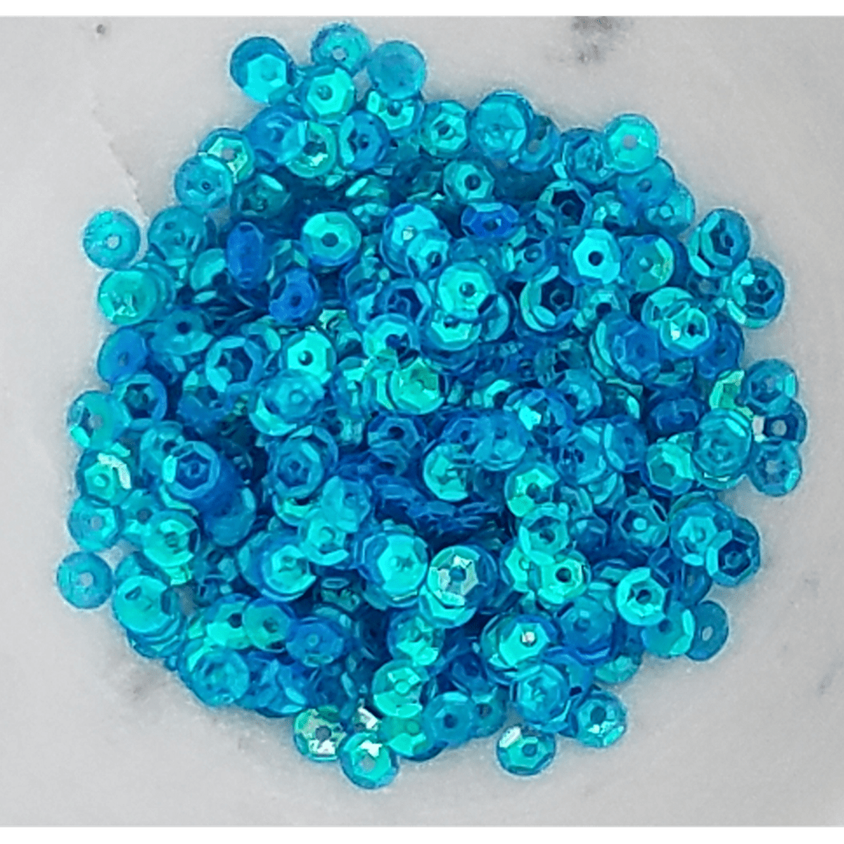 4mm Blue Lagoon Sequins - Kat Scrappiness